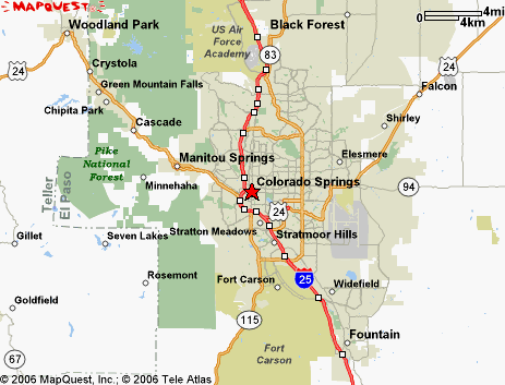 map of fort carson